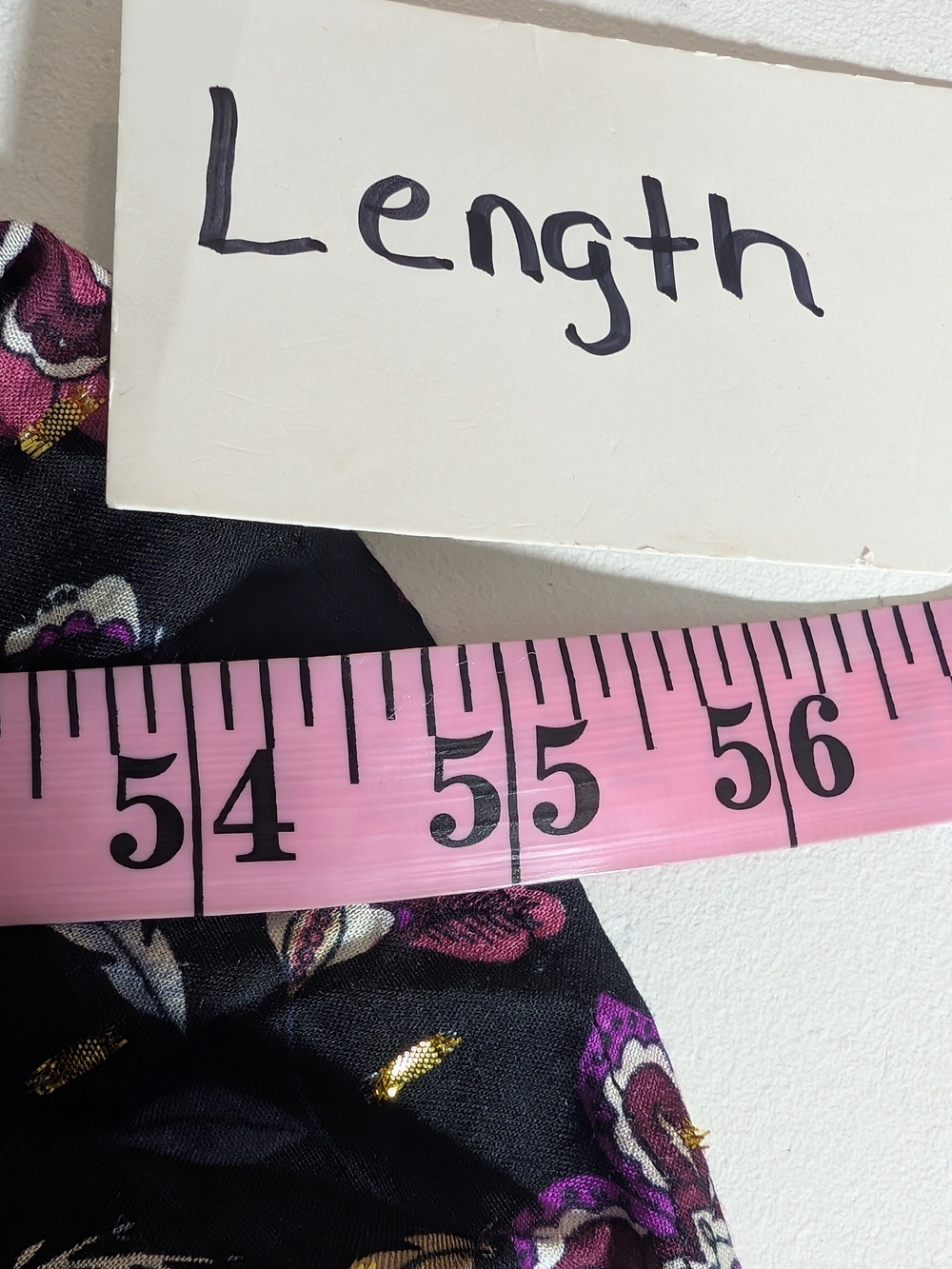 Lane Bryant Black Maxi Dress with Purple, Blue & Cream Floral Print Size 20 - Picture 7 of 9